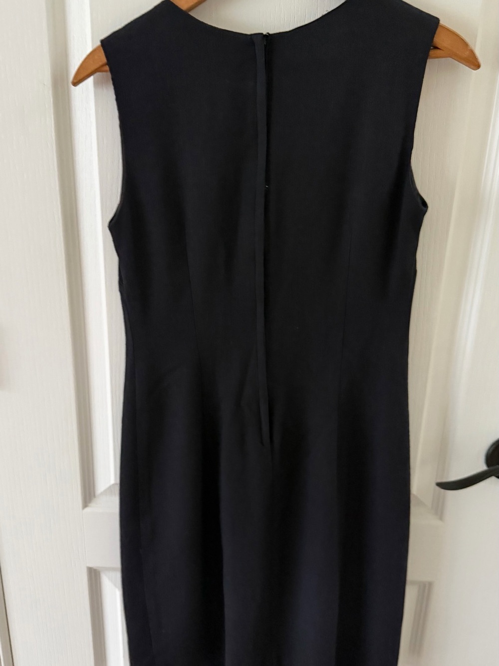 Rabbit Rabbit Rabbit Black Sleeveless Dress with Pink Floral Embroidery - Picture 5 of 6